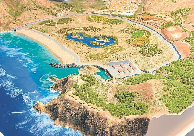 Recreación del estado que tendrá la bahía tras la ejecución del proyecto que realizará el Gobierno.