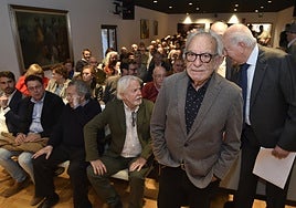 Garrido en el homenaje que se le brindó hace unos días en la Fundación Cajamurcia.