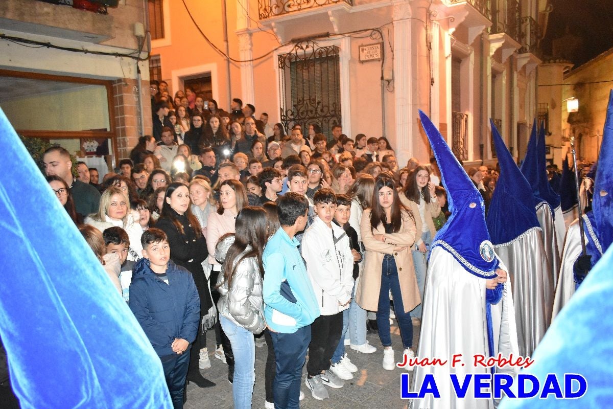 «Noche azul y de encuentros» para celebrar el Viernes de Dolores en Caravaca de la Cruz