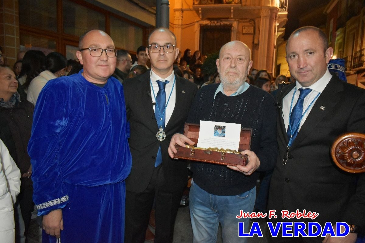 «Noche azul y de encuentros» para celebrar el Viernes de Dolores en Caravaca de la Cruz
