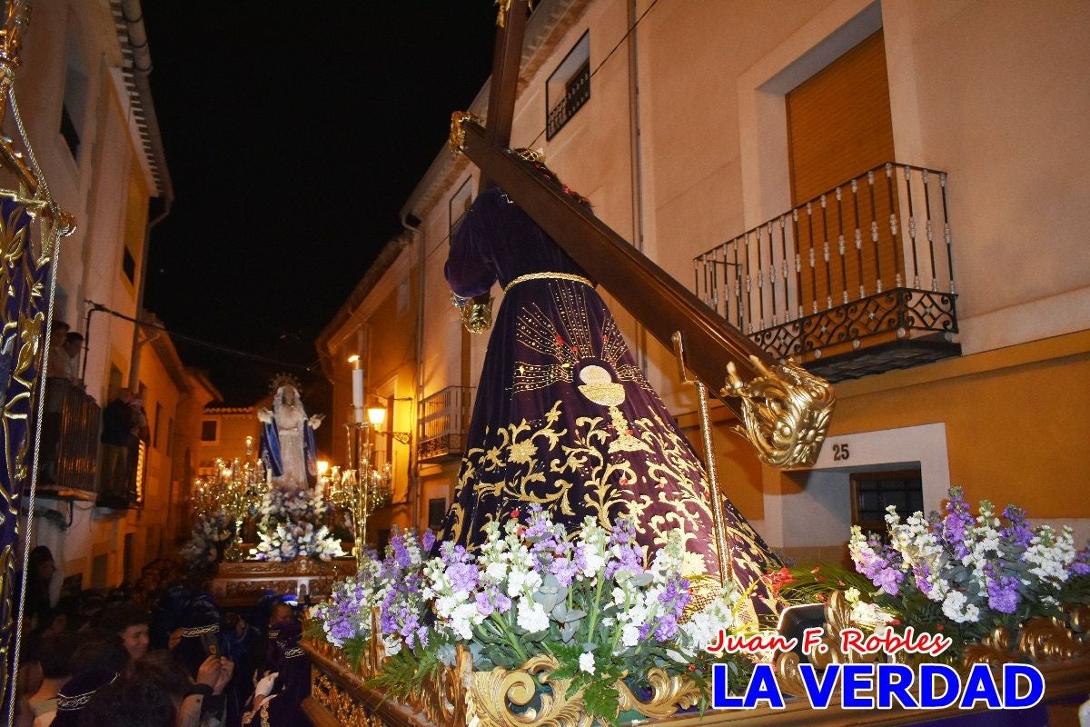 «Noche azul y de encuentros» para celebrar el Viernes de Dolores en Caravaca de la Cruz