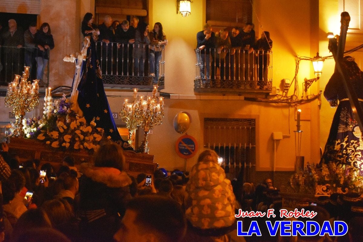 «Noche azul y de encuentros» para celebrar el Viernes de Dolores en Caravaca de la Cruz