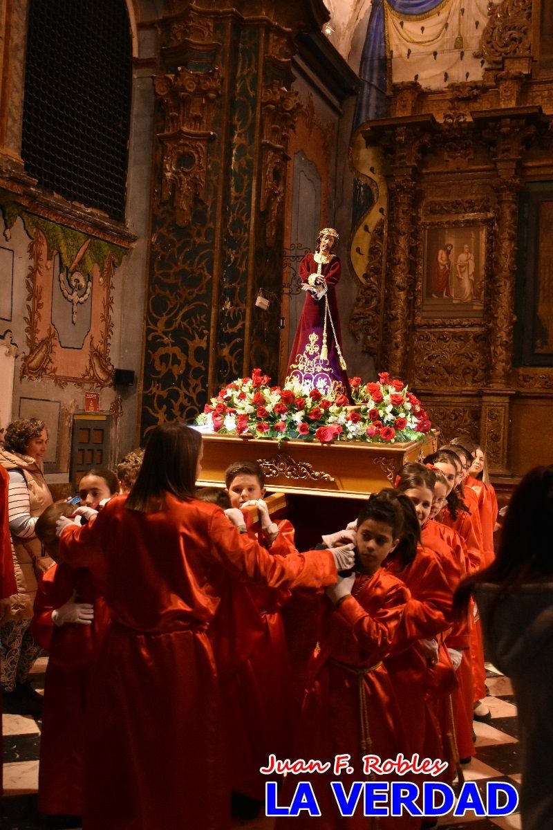 Savia nueva nazarena para la noche de Lunes Santo en Caravaca de la Cruz