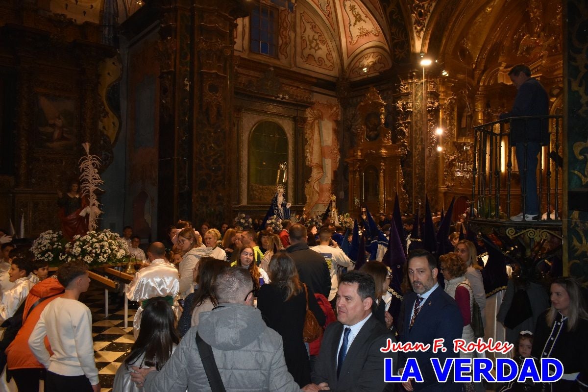 Savia nueva nazarena para la noche de Lunes Santo en Caravaca de la Cruz
