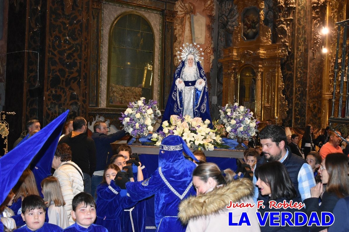 Savia nueva nazarena para la noche de Lunes Santo en Caravaca de la Cruz