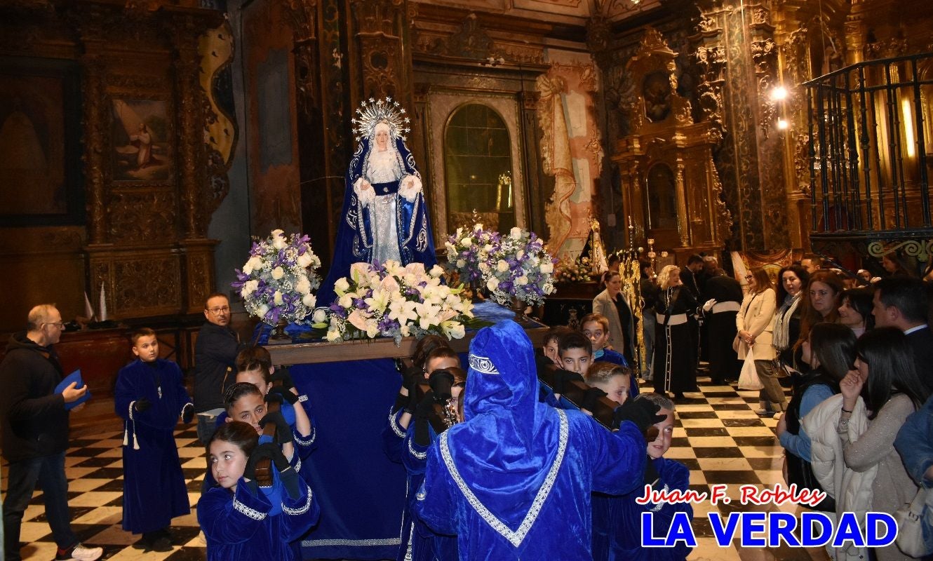Savia nueva nazarena para la noche de Lunes Santo en Caravaca de la Cruz