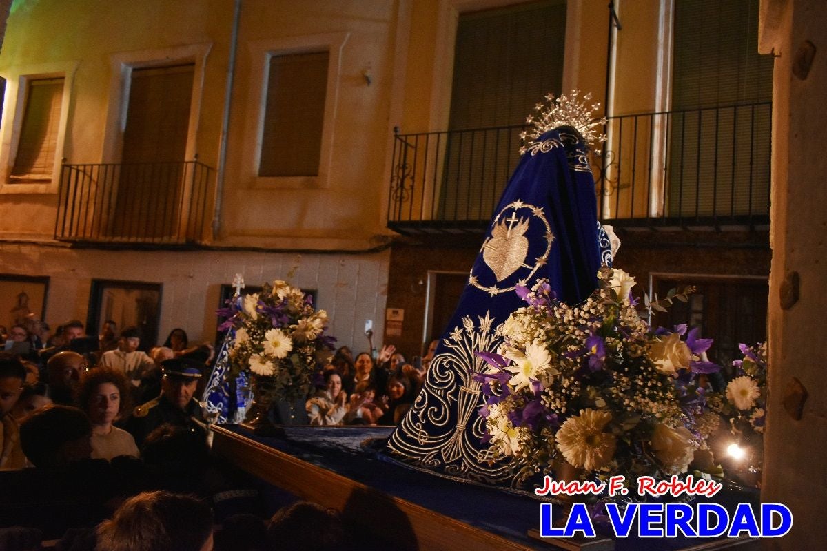 Savia nueva nazarena para la noche de Lunes Santo en Caravaca de la Cruz