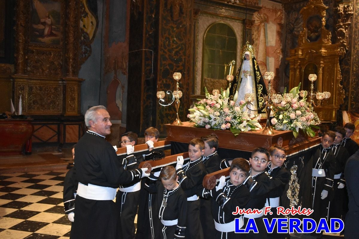Savia nueva nazarena para la noche de Lunes Santo en Caravaca de la Cruz