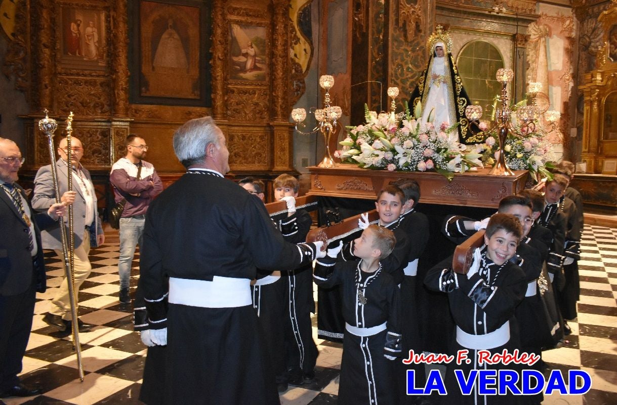 Savia nueva nazarena para la noche de Lunes Santo en Caravaca de la Cruz