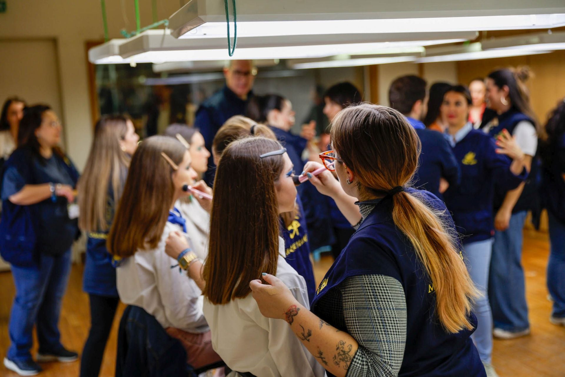 Las imágenes de los preparativos para el Domingo de Ramos en Lorca