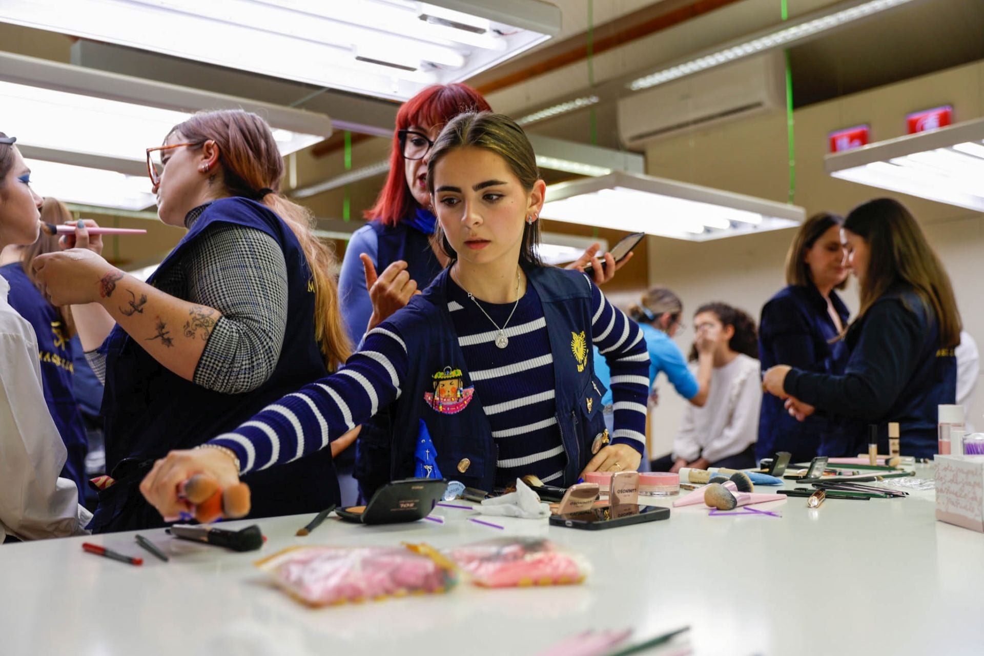 Las imágenes de los preparativos para el Domingo de Ramos en Lorca