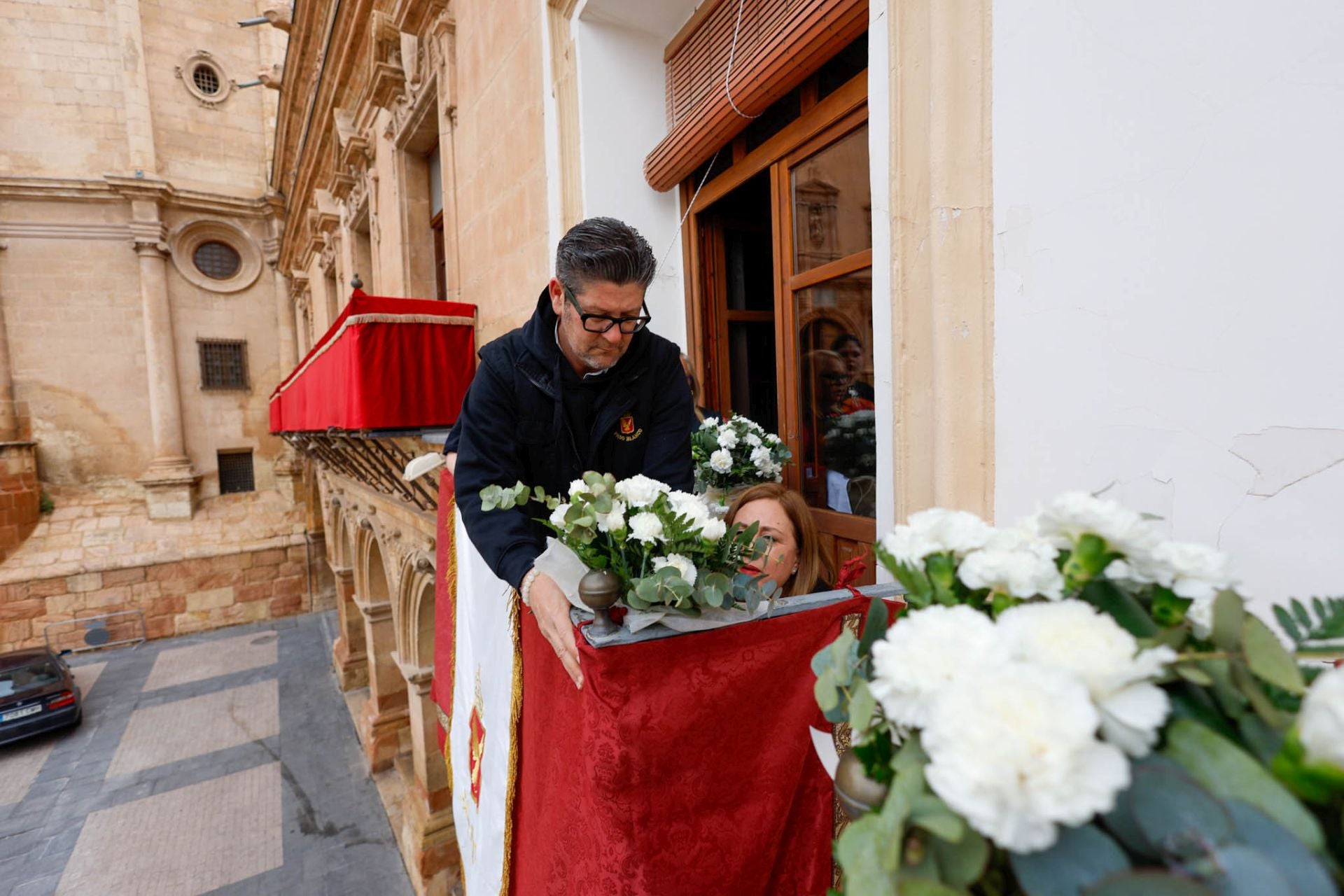 Las imágenes de los preparativos para el Domingo de Ramos en Lorca
