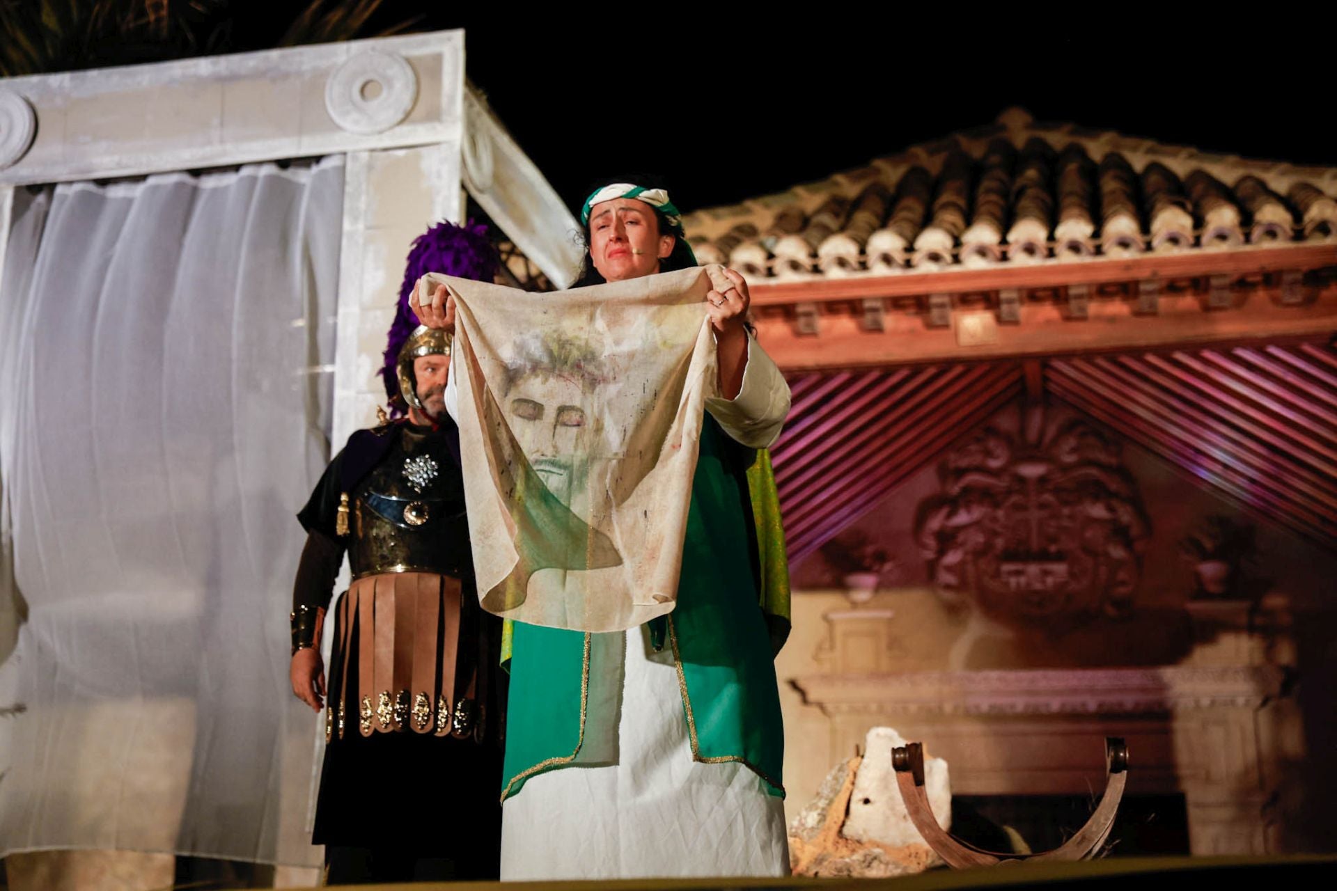 Las imágenes del vía crucis viviente de Lorca