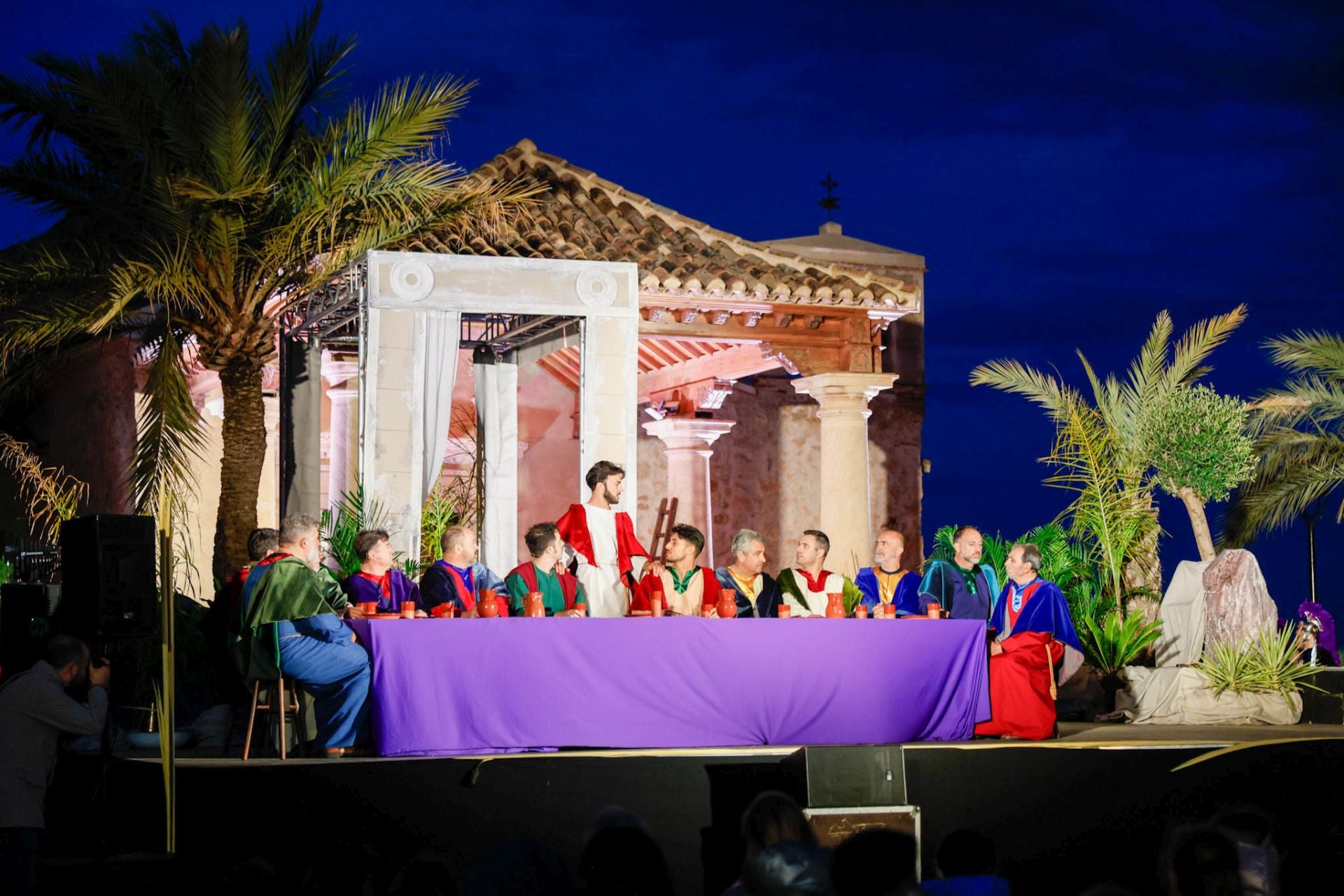 Las imágenes del vía crucis viviente de Lorca