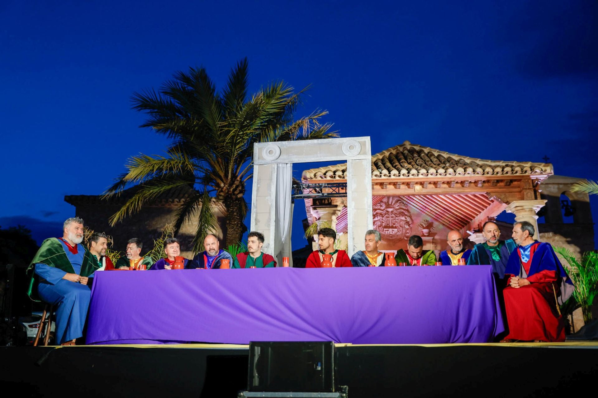 Las imágenes del vía crucis viviente de Lorca