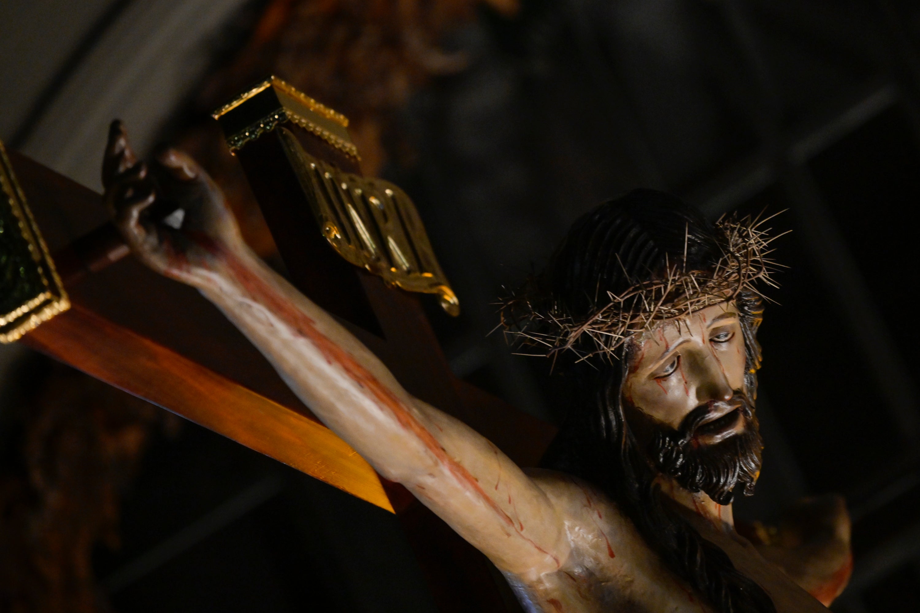 La procesión del Cristo de la Salud el Martes Santo en Murcia