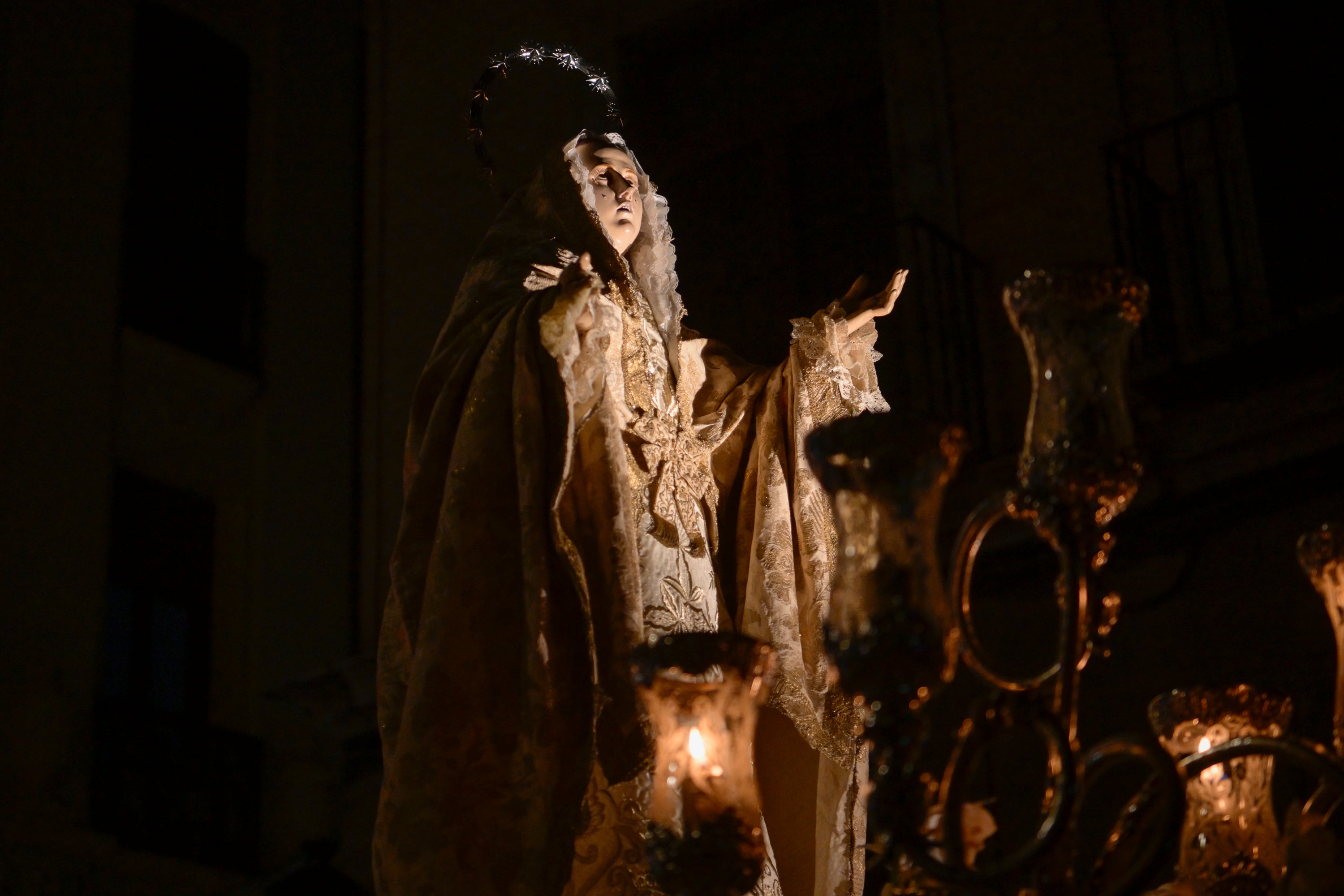 La procesión del Cristo de la Salud el Martes Santo en Murcia