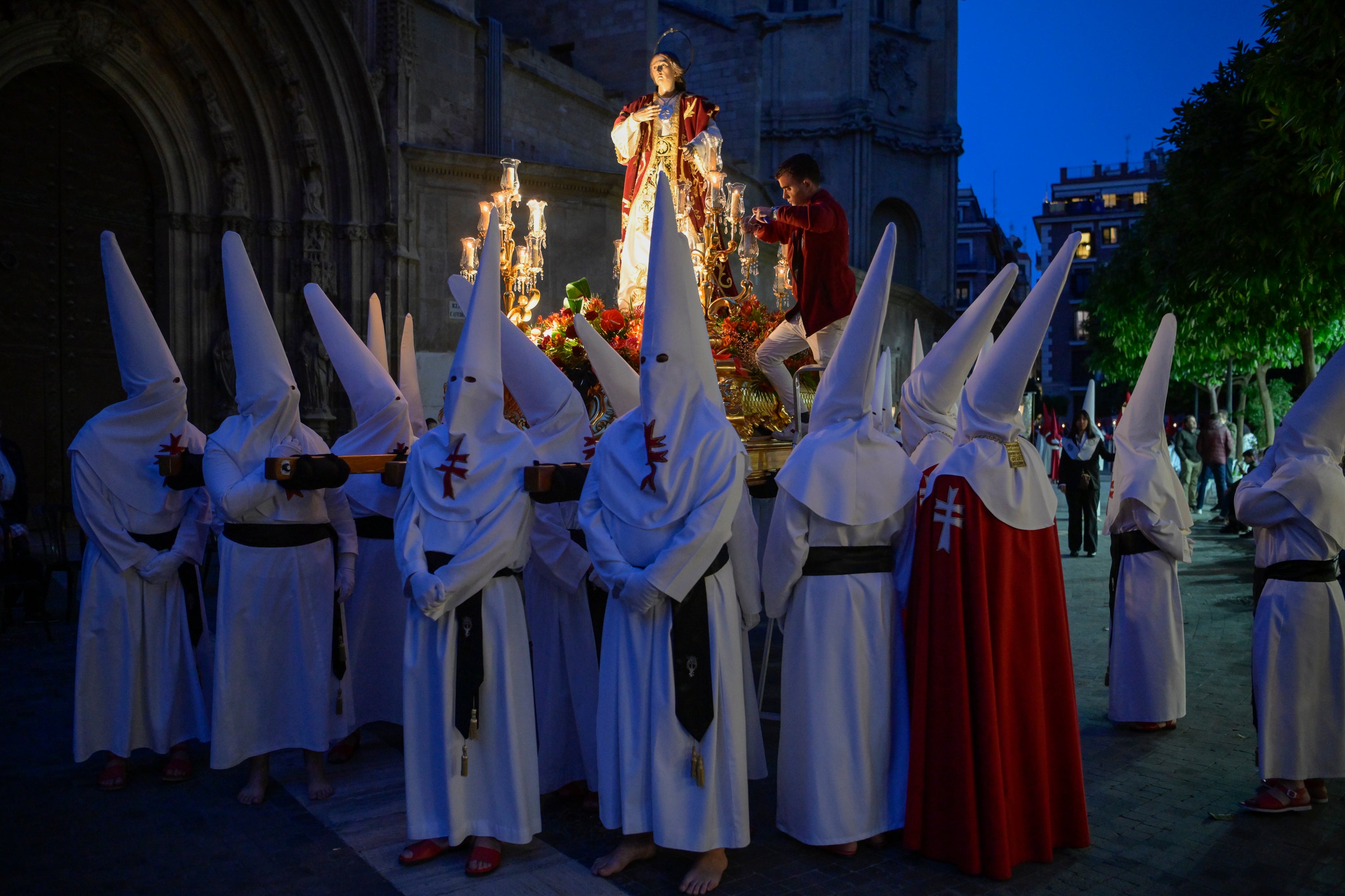 La procesión del Cristo de la Salud el Martes Santo en Murcia