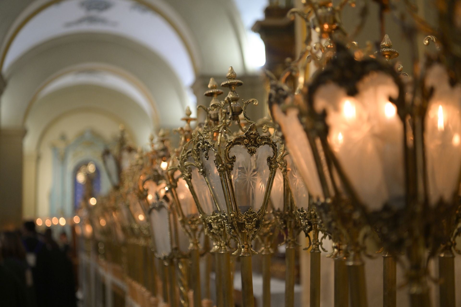 La procesión del Rescate y la Esperanza del Martes Santo en Murcia, en imágenes