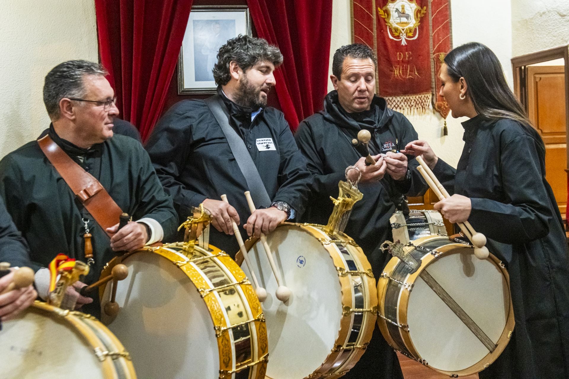 La Noche de los Tambores de Mula, en imágenes