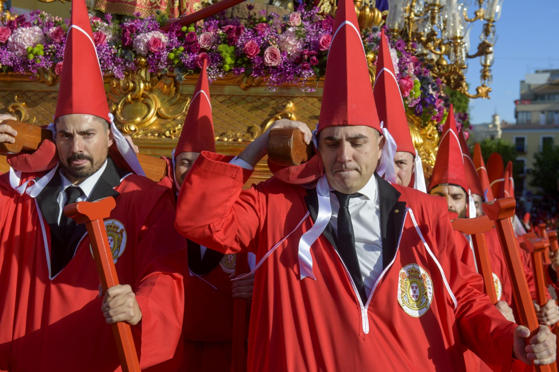 La procesión de los &#039;coloraos&#039;, en imágenes