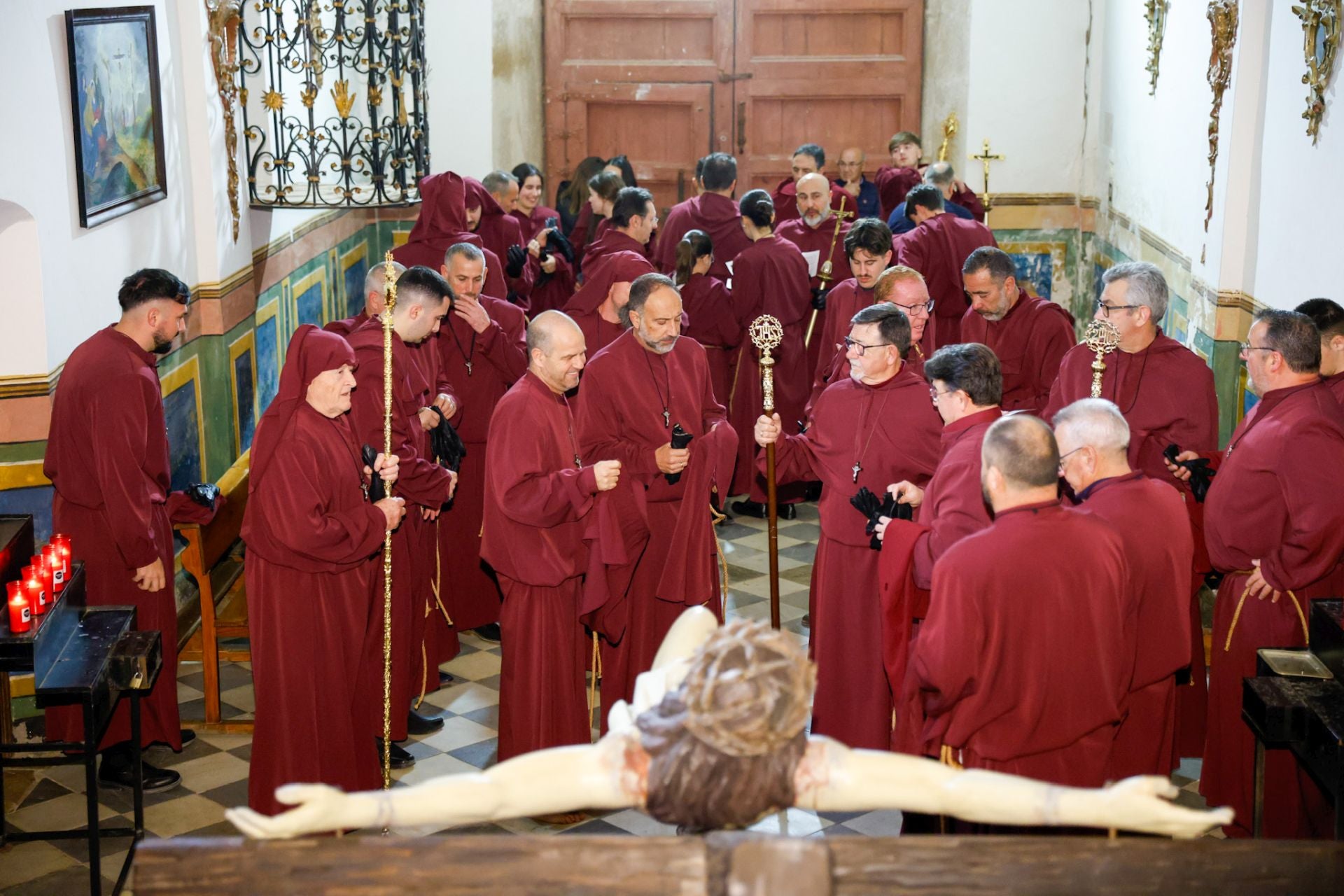 El traslado del Cristo de la Misericordia, en imágenes