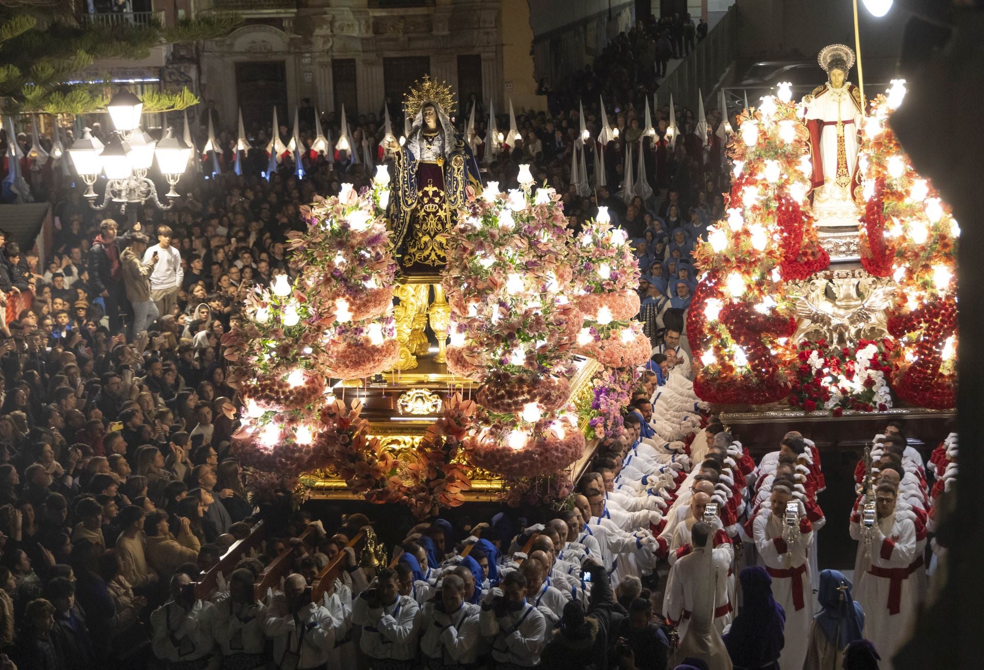 En imágenes, la procesión del Encuentro de Cartagena en Viernes Santo