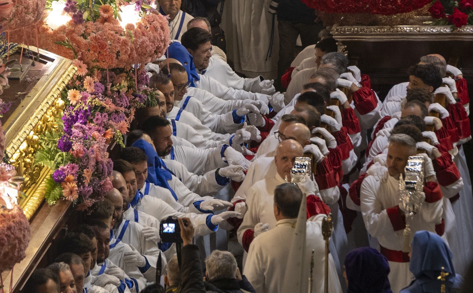En imágenes, la procesión del Encuentro de Cartagena en Viernes Santo