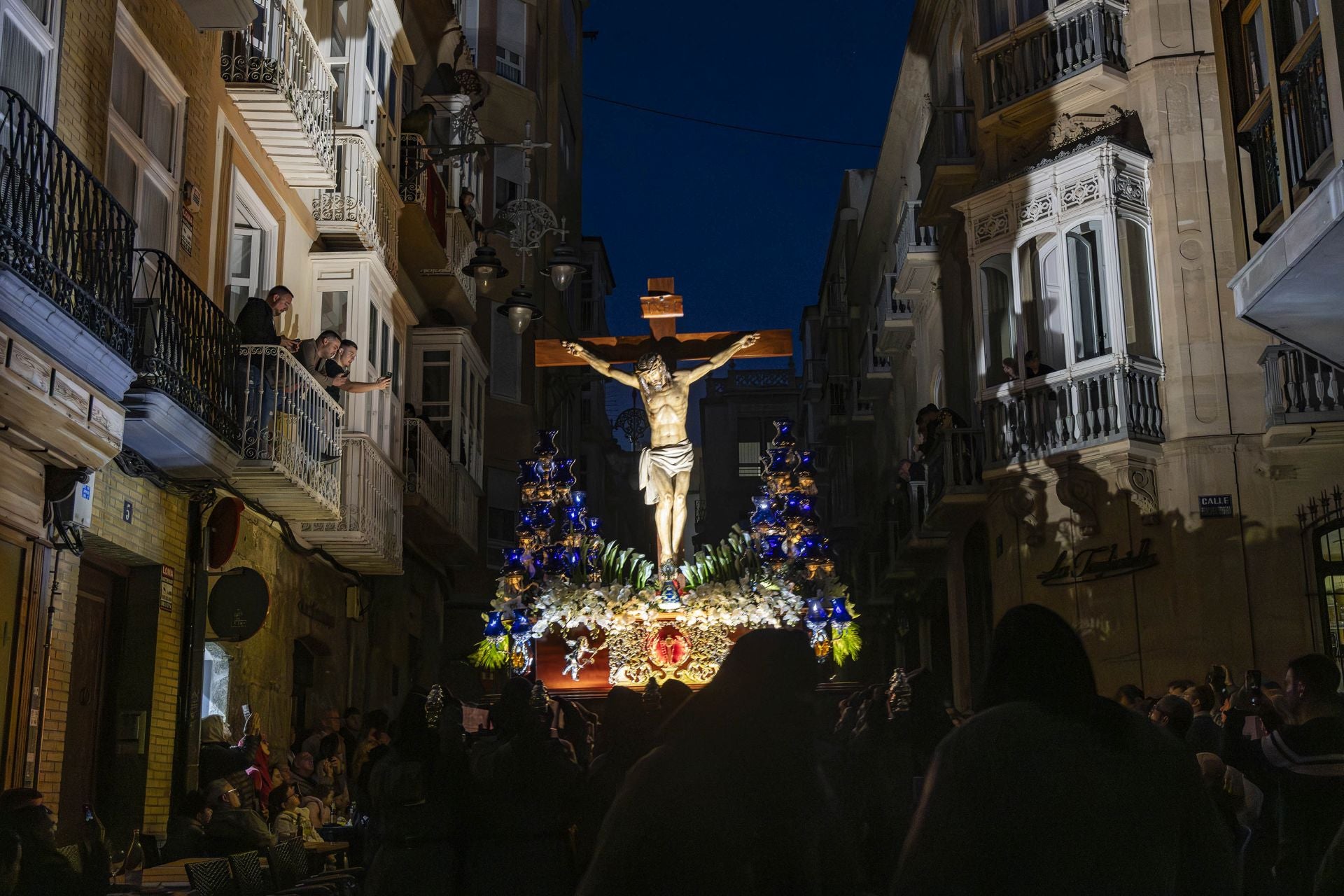 Las imágenes de los cortejos californios del Jueves Santo en Cartagena