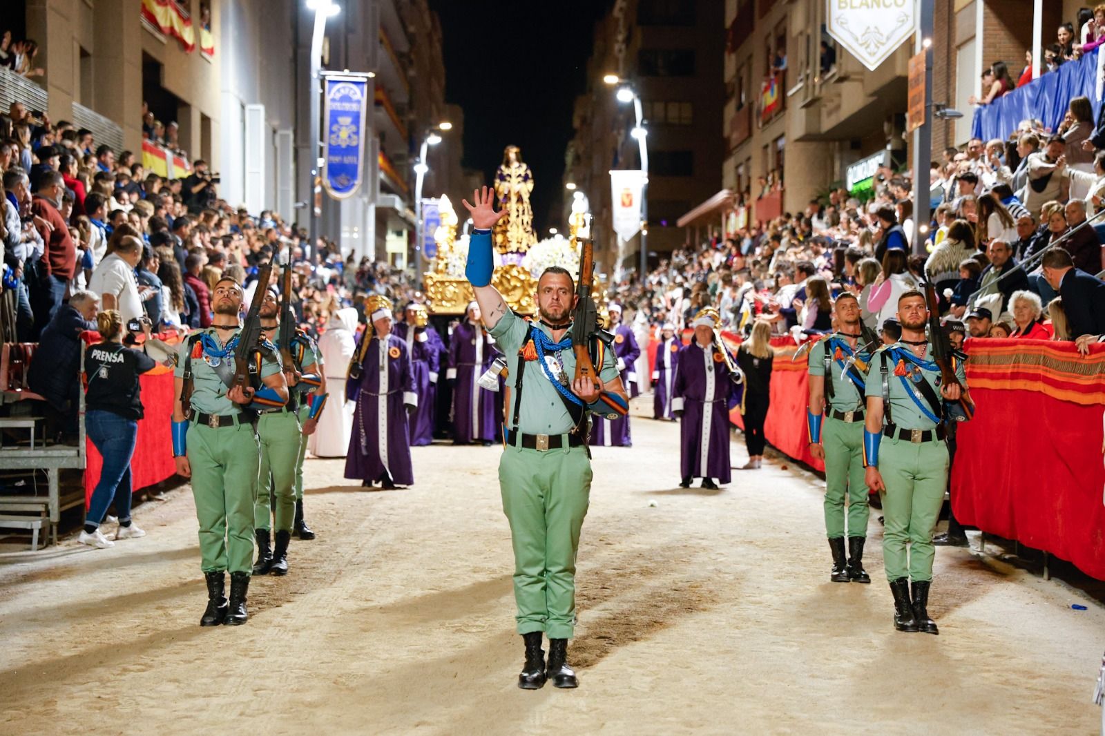 Las imágenes del cortejo bíblico de Jueves Santo en Lorca