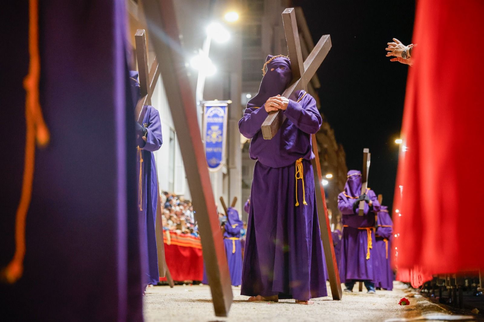 Las imágenes del cortejo bíblico de Jueves Santo en Lorca