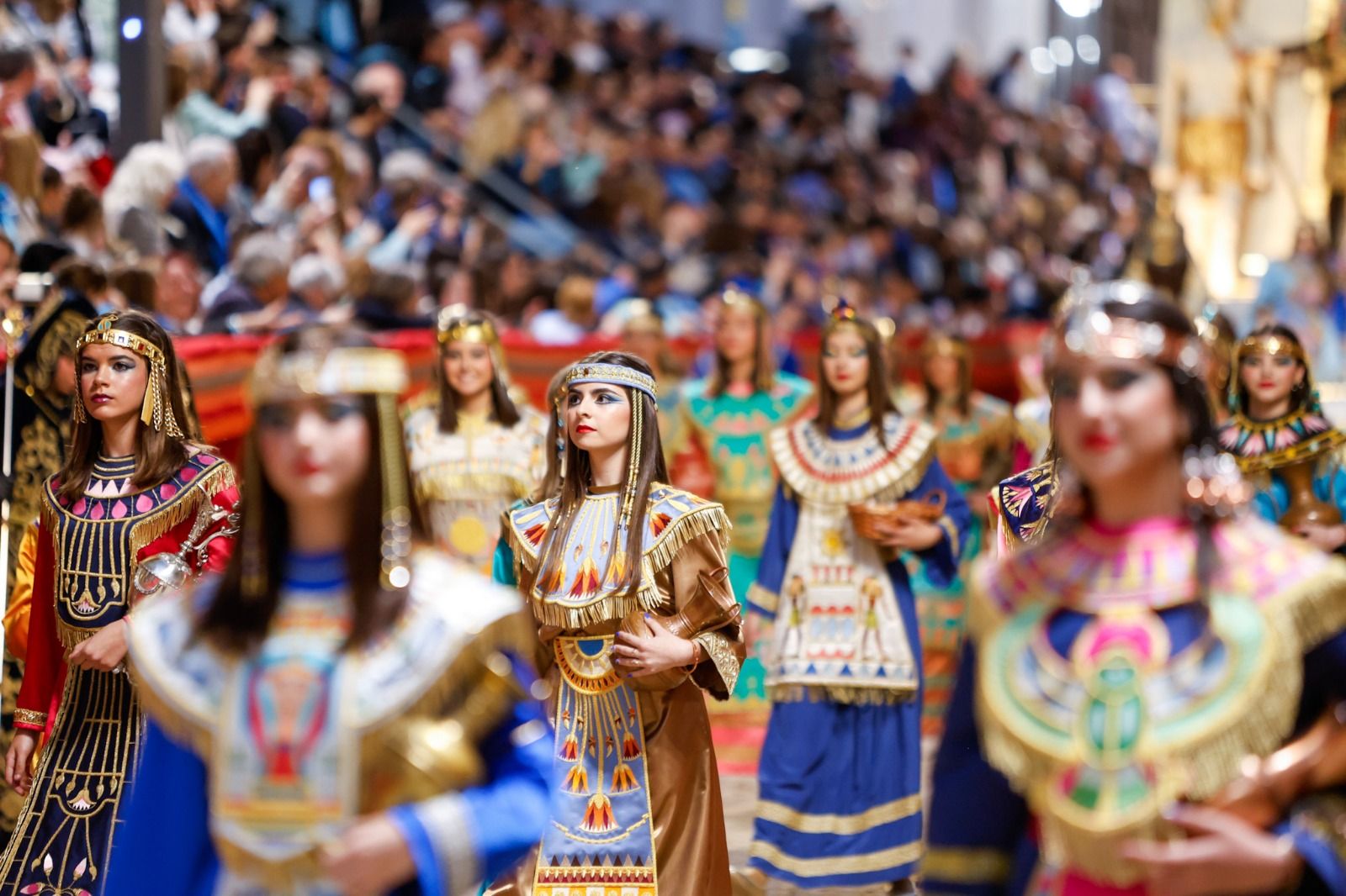 Las imágenes del cortejo bíblico de Jueves Santo en Lorca