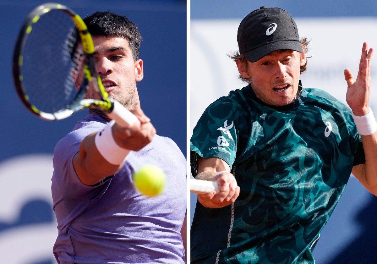 Así hemos contado el partido entre Carlos Alcaraz y De Miñaur en cuartos de final del Conde de Godó