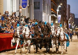 Las imágenes del cortejo bíblico de Jueves Santo en Lorca