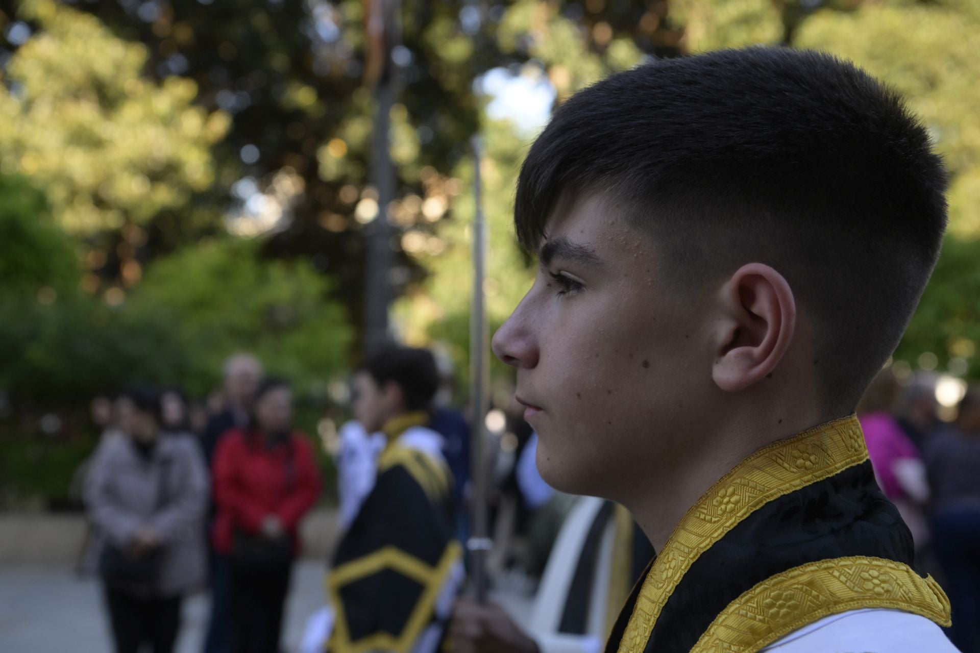 La procesión de la Soledad del Calvario en Murcia, en imágenes