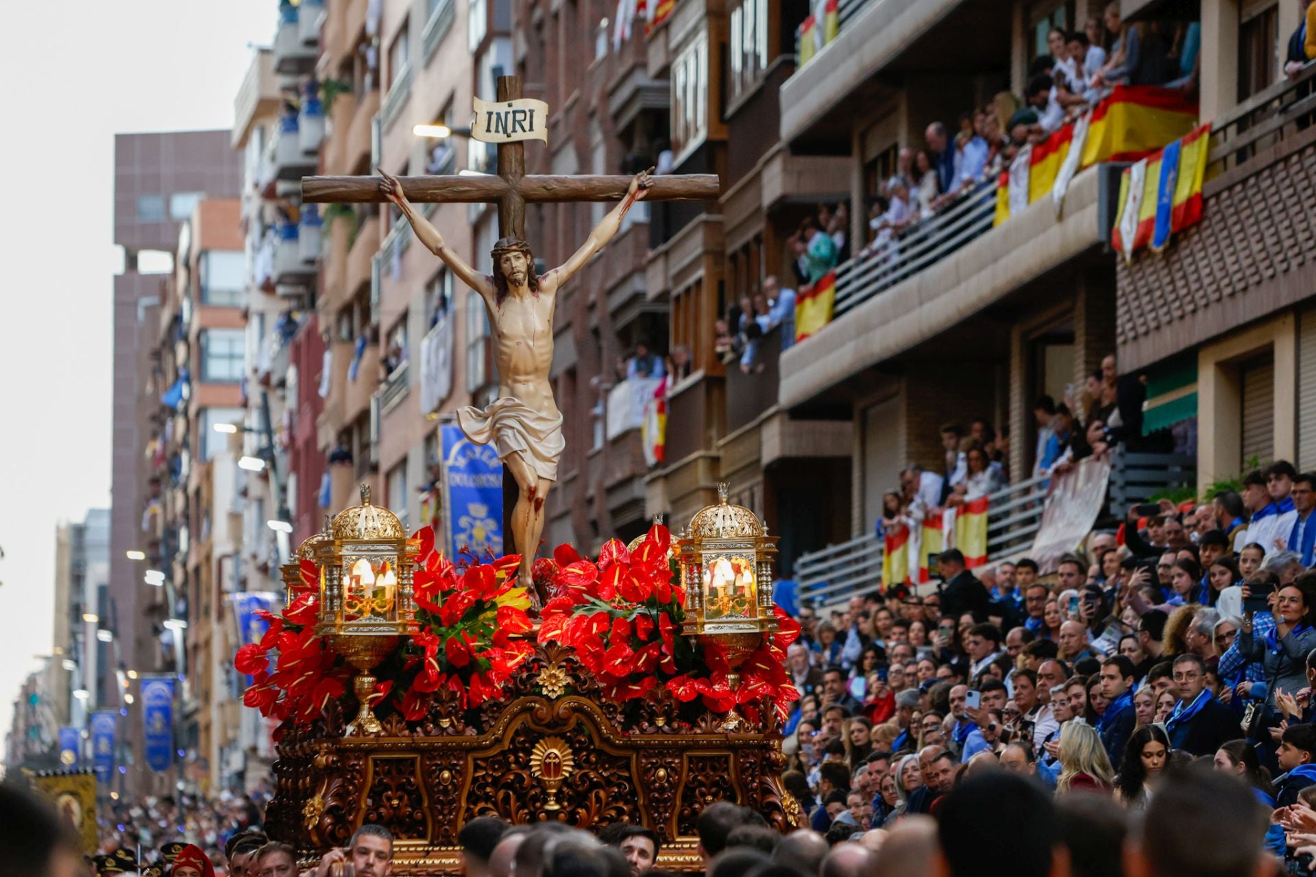 La procesión del Viernes Santo de Lorca, en imágenes