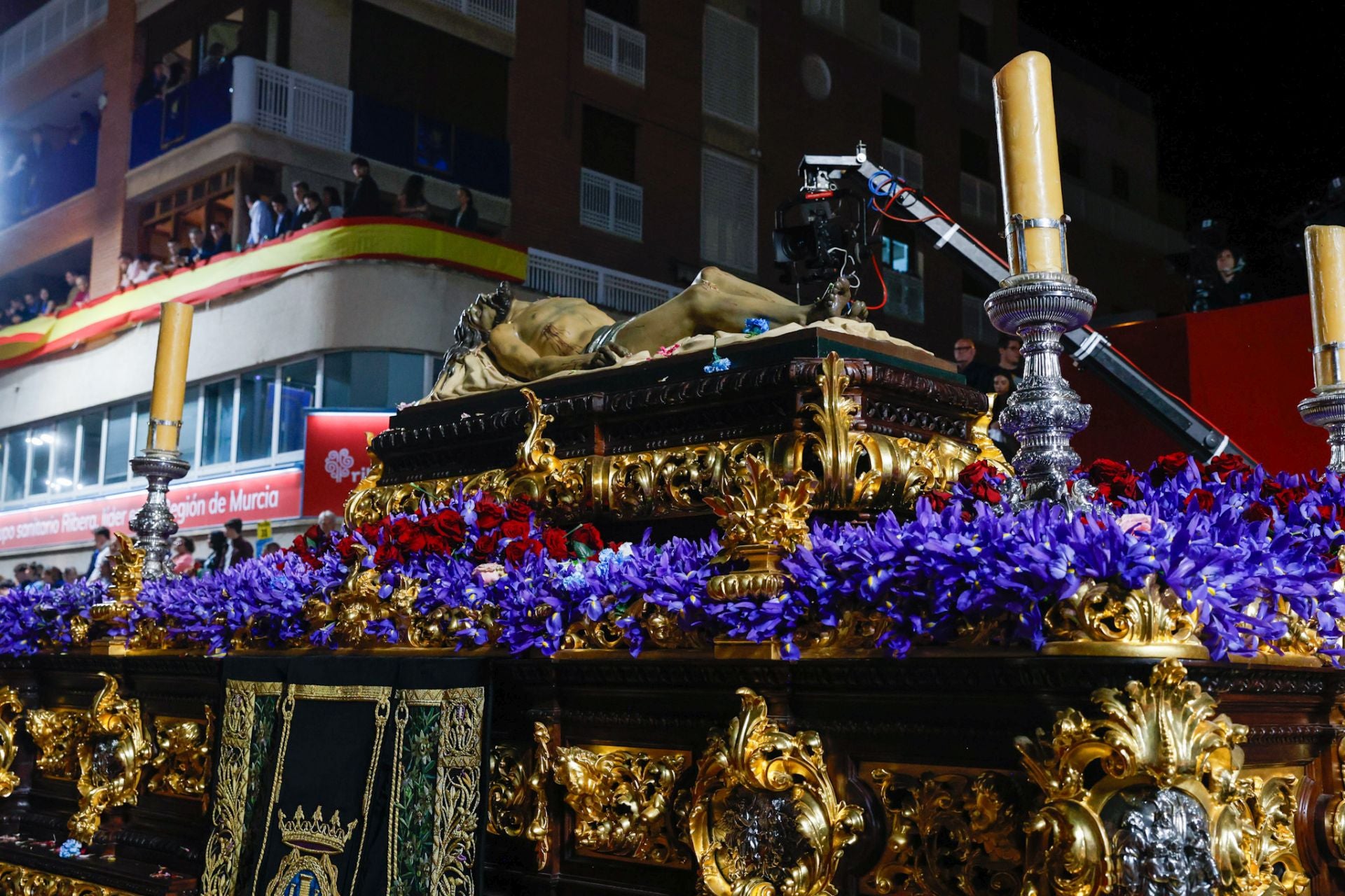 La procesión del Viernes Santo de Lorca, en imágenes