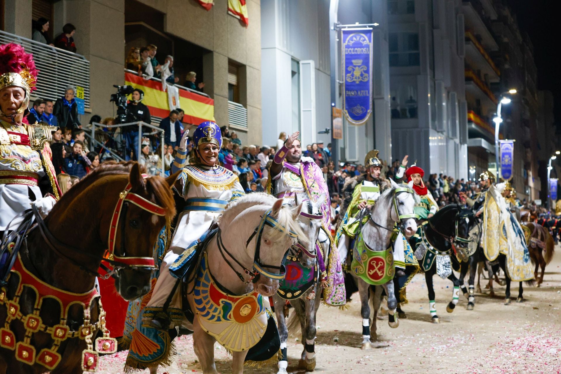 La procesión del Viernes Santo de Lorca, en imágenes