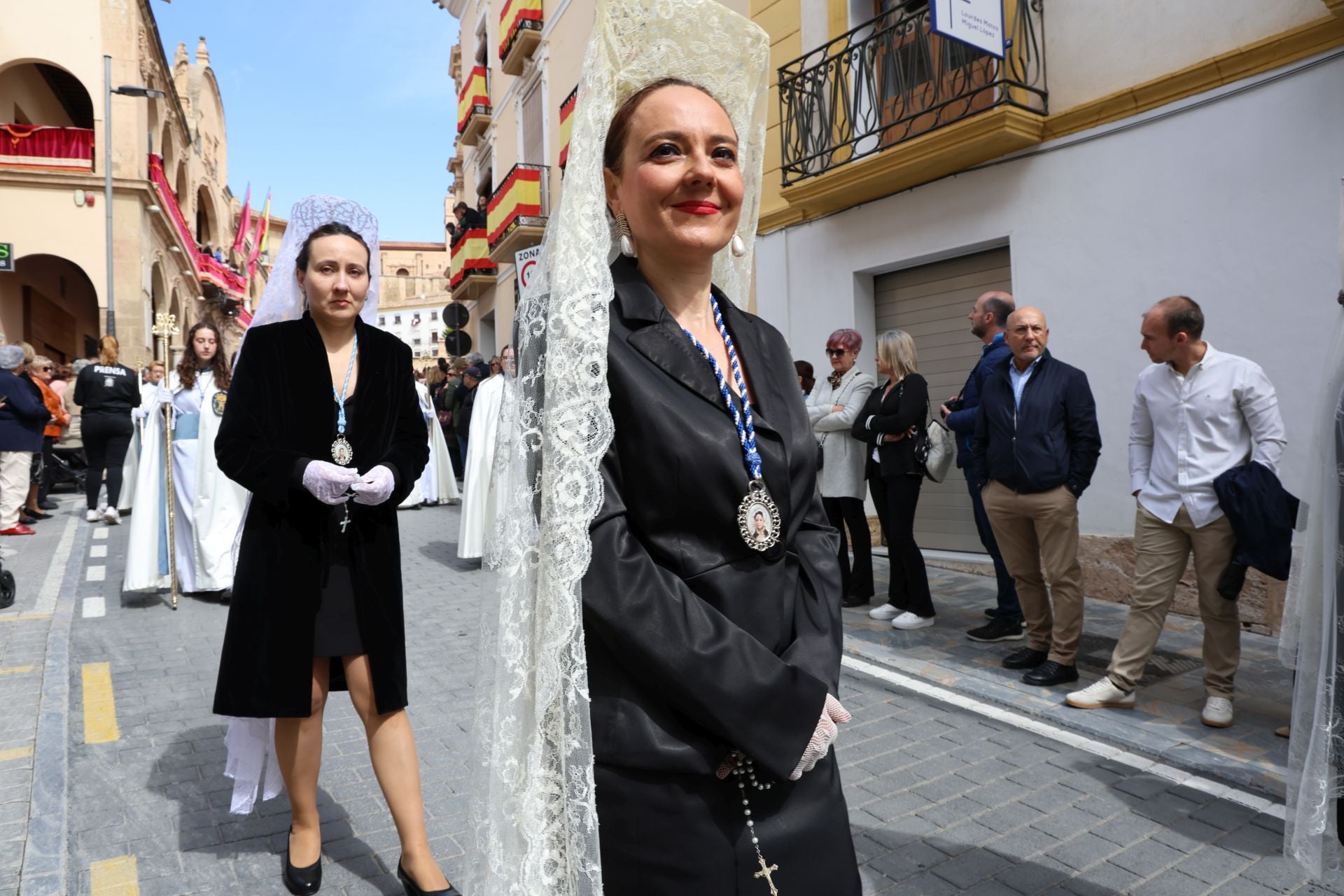 En imágenes, la procesión del Domingo de Resurrección en Lorca