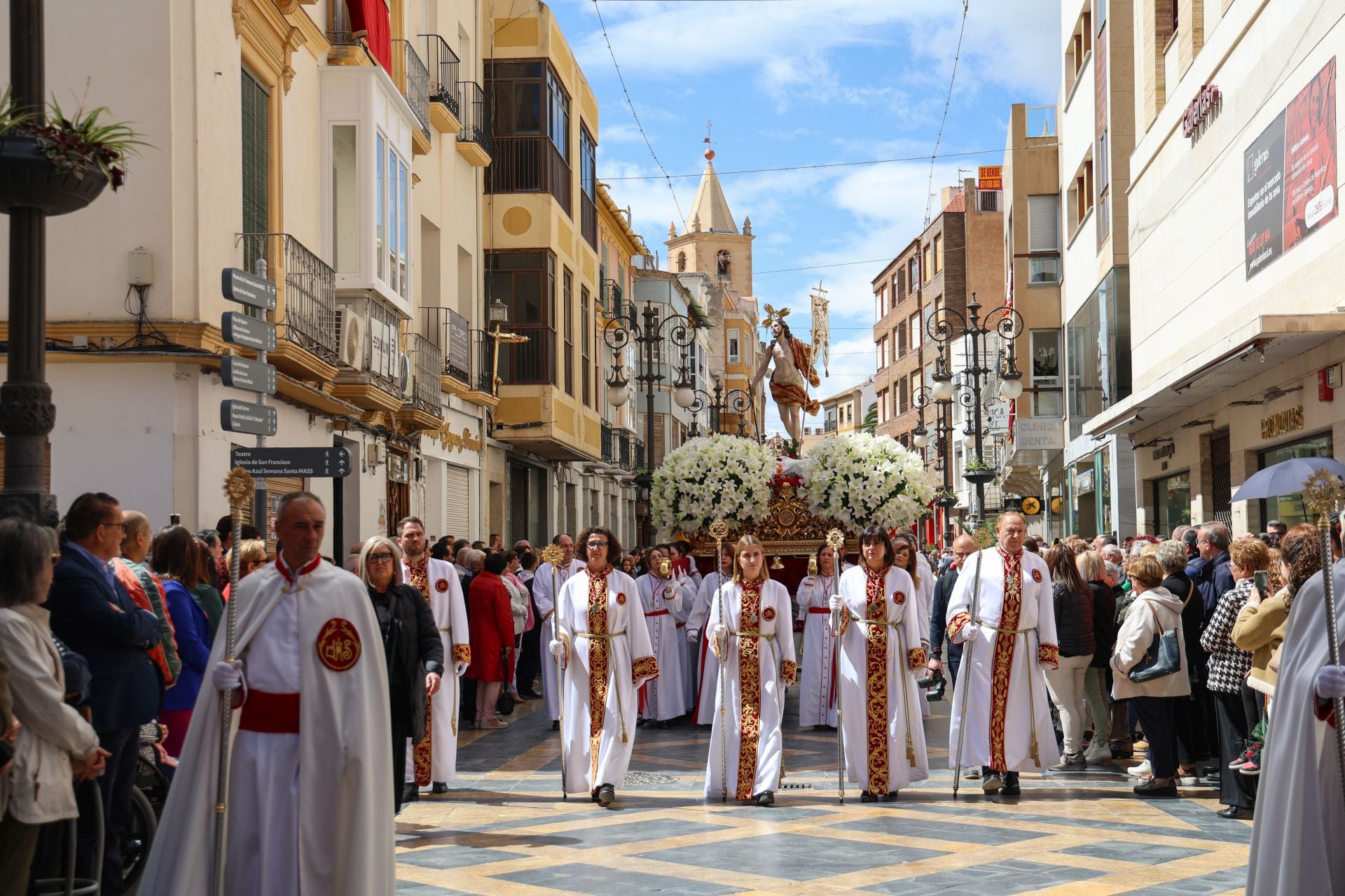 En imágenes, la procesión del Domingo de Resurrección en Lorca