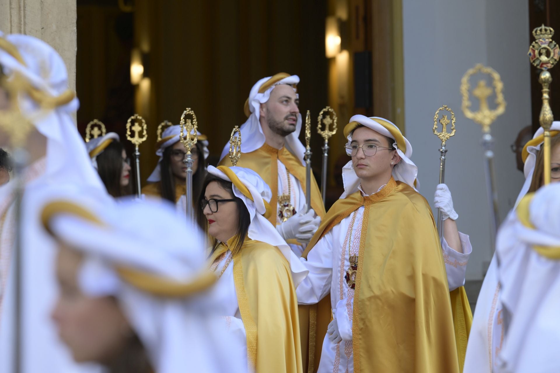 En imágenes, el Resucitado sortea la lluvia en Murcia y cierra la Semana Santa
