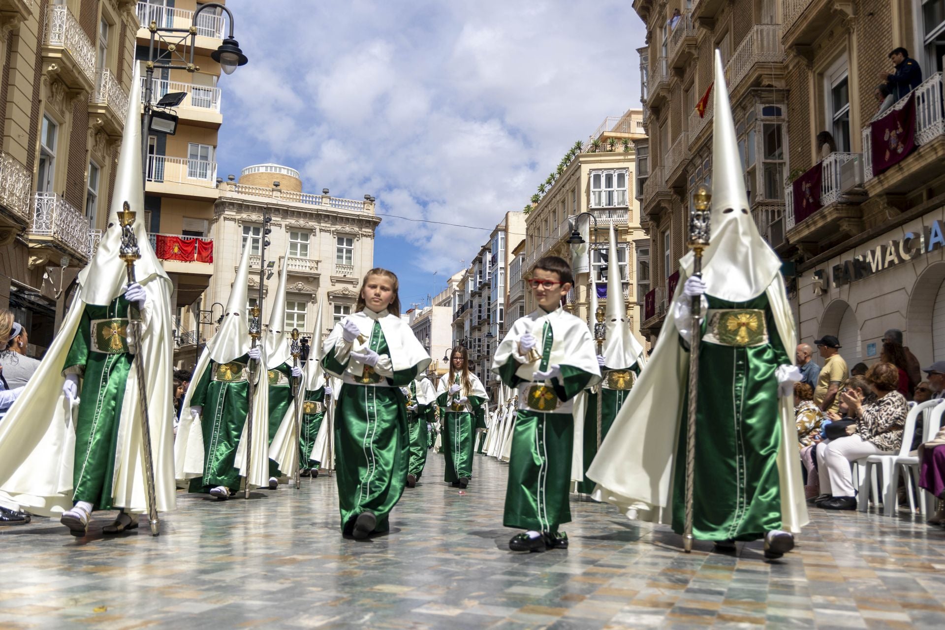 En imágenes, procesión del Domingo de Resurrección en Cartagena