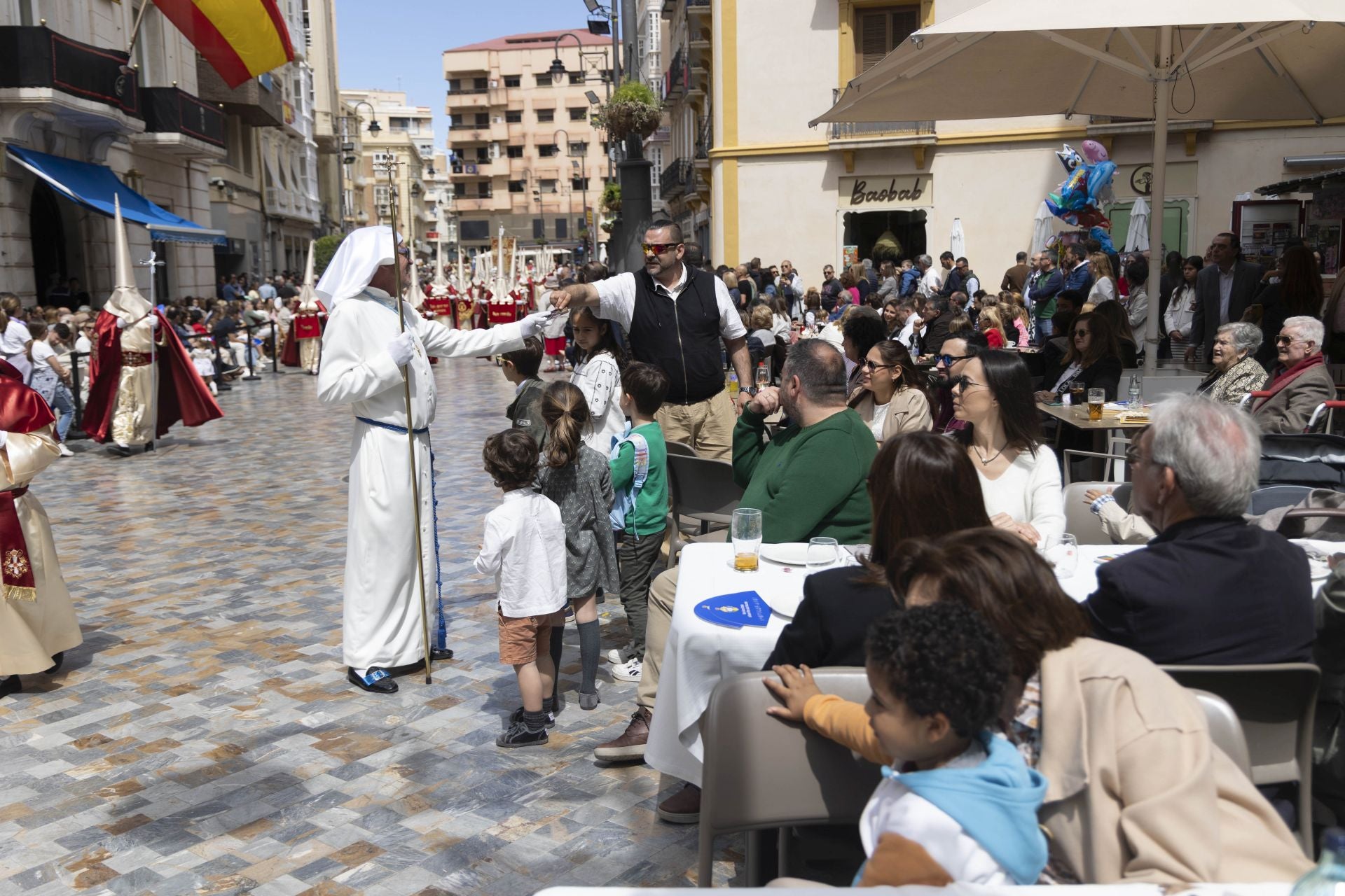 En imágenes, procesión del Domingo de Resurrección en Cartagena