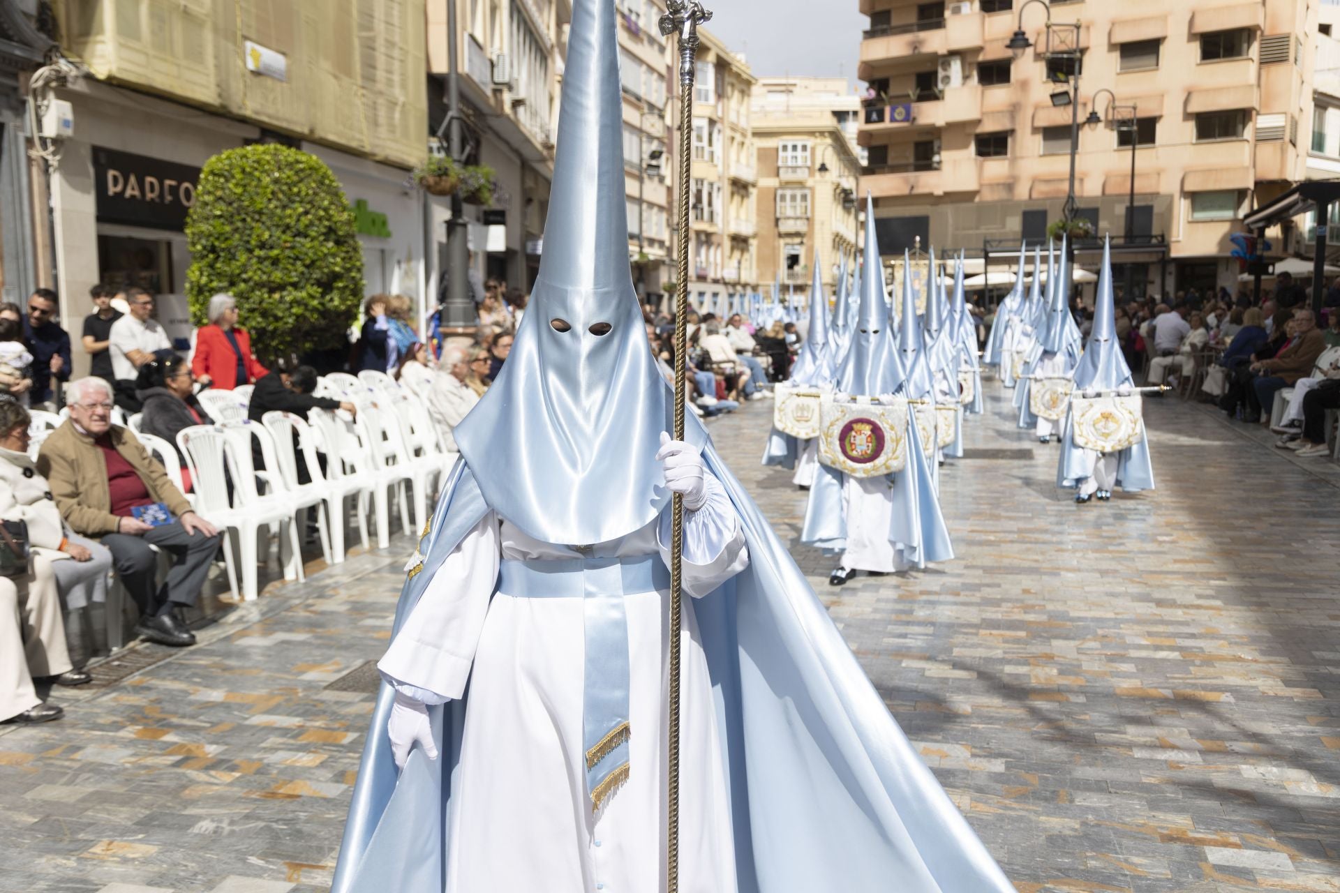 En imágenes, procesión del Domingo de Resurrección en Cartagena
