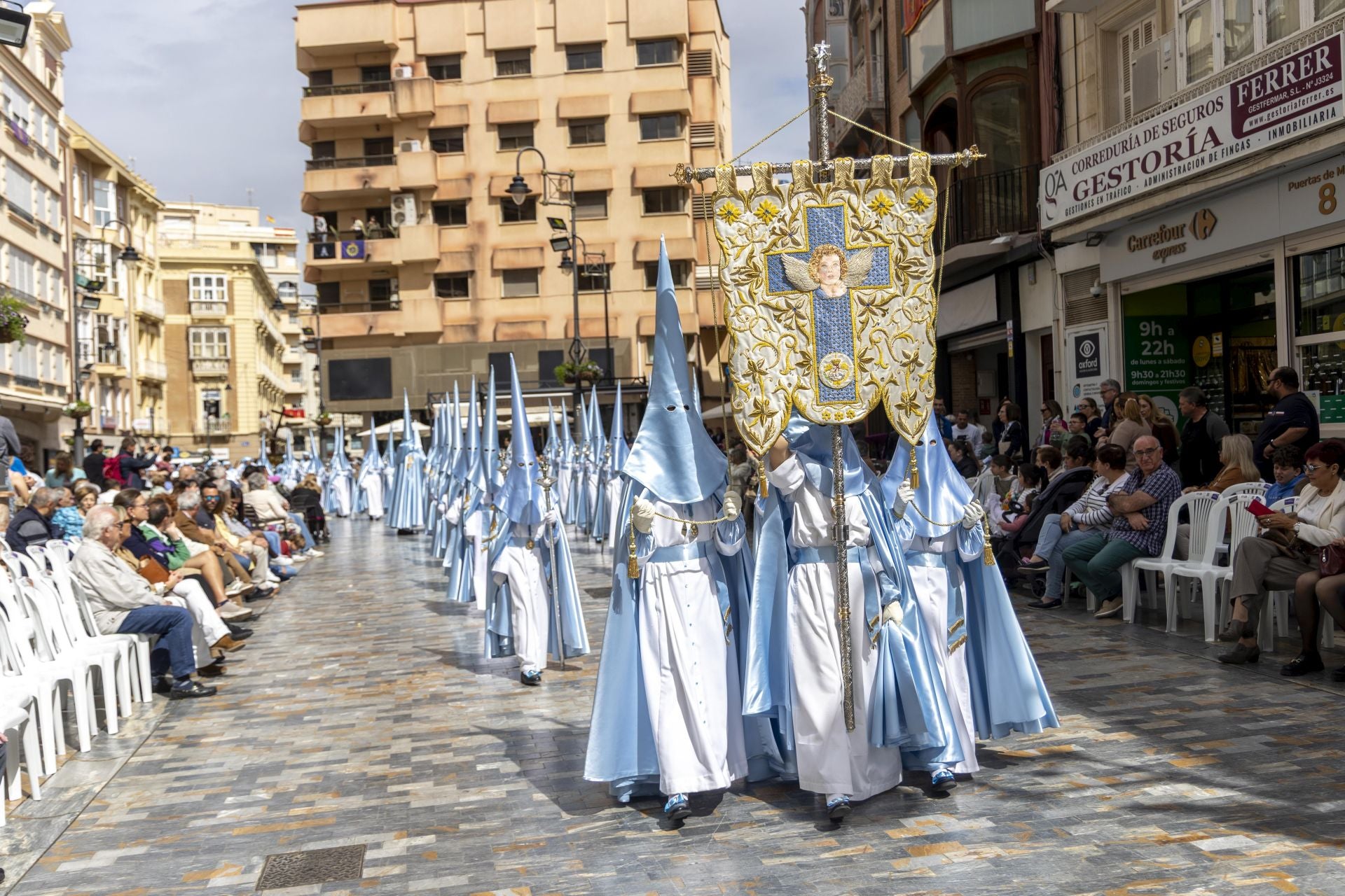 En imágenes, procesión del Domingo de Resurrección en Cartagena