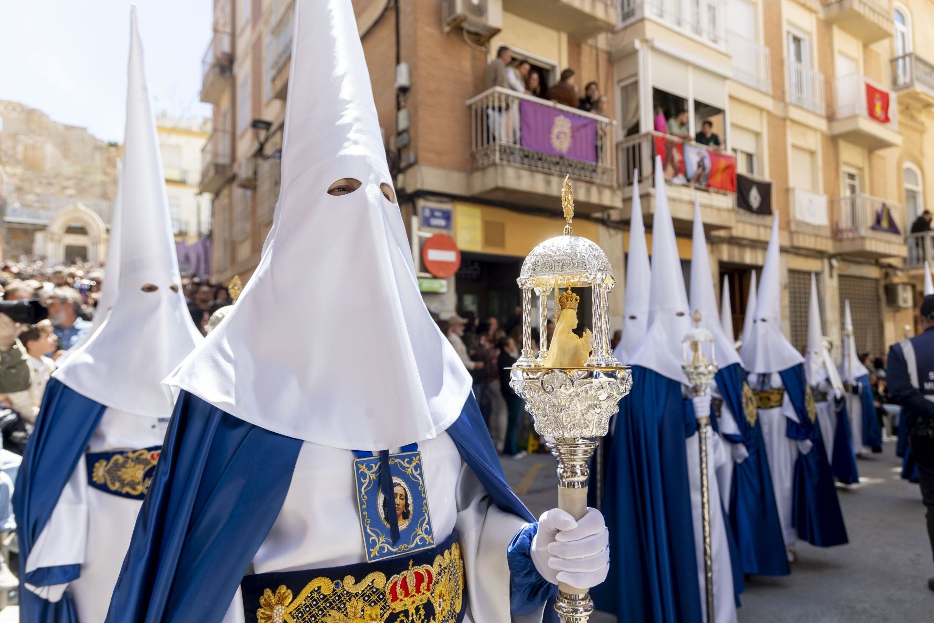 En imágenes, procesión del Domingo de Resurrección en Cartagena