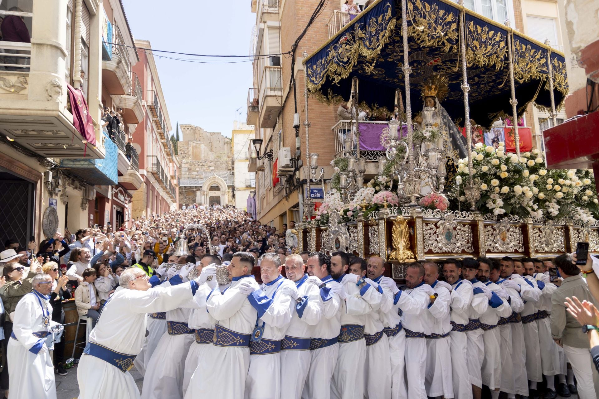 En imágenes, procesión del Domingo de Resurrección en Cartagena