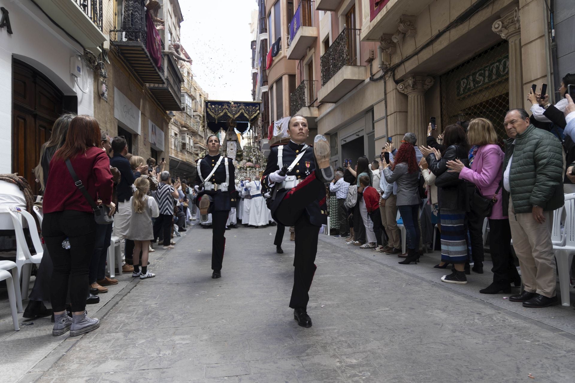 En imágenes, procesión del Domingo de Resurrección en Cartagena