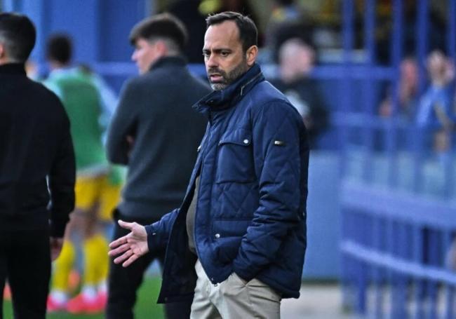 Fran Fernández, técnico del Real Murcia.