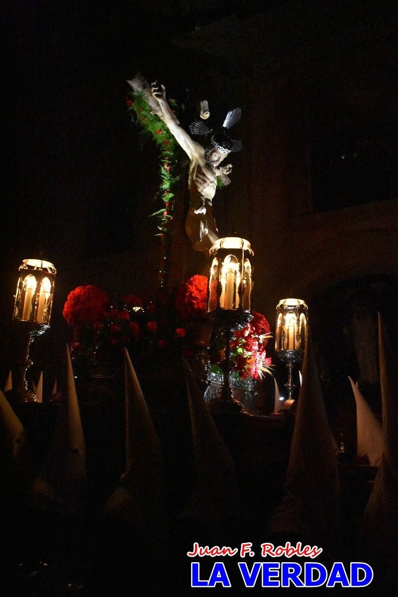 El Silencio inunda de solemnidad Caravaca de la Cruz en la noche de Jueves Santo